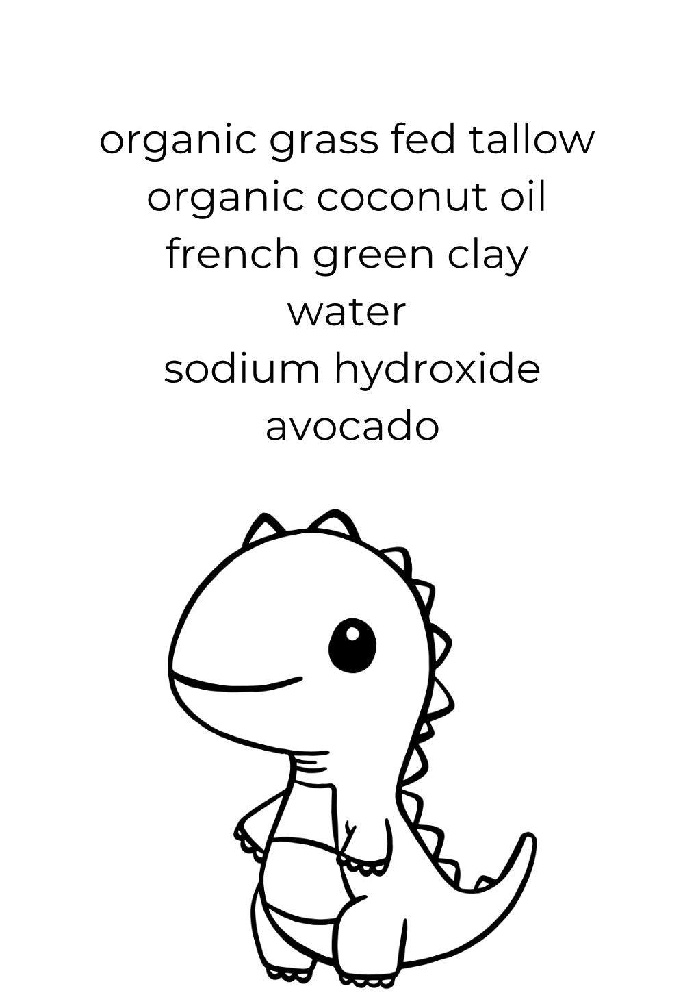 Green Dino & Avocado Soap Bar